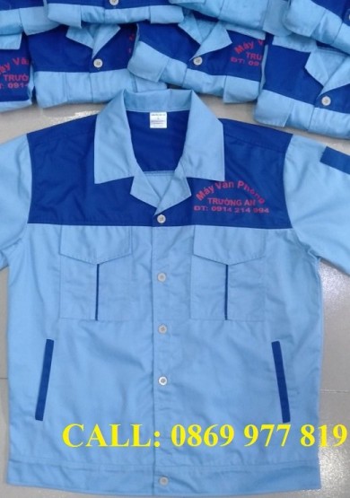 Mẫu đồng phục bảo  hộ lao động đẹp của Máy Văn Phòng Trường An tại Vũng Tàu