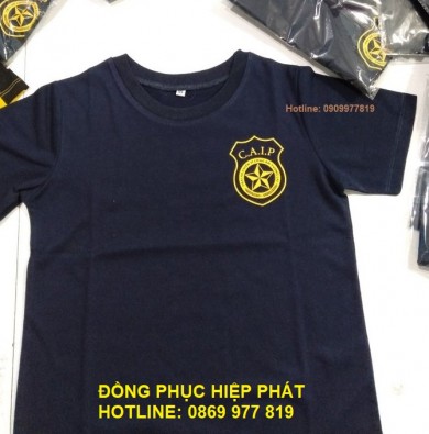 May áo thun đồng phục chất lượng cho Trung tâm C.A.I.P tại Hà Nội